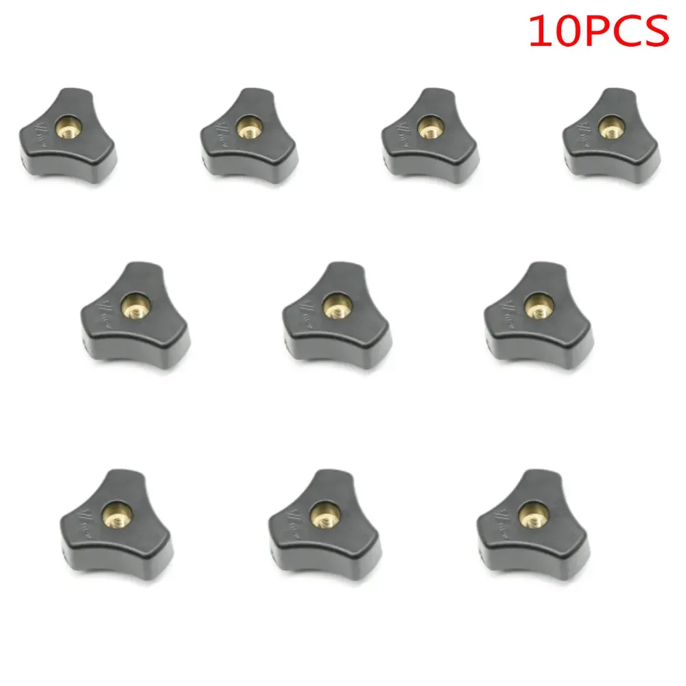 

10Pcs/Set M8 Star Knob Shaped Head Clamping Nuts Knobs For Woodworking Jigs