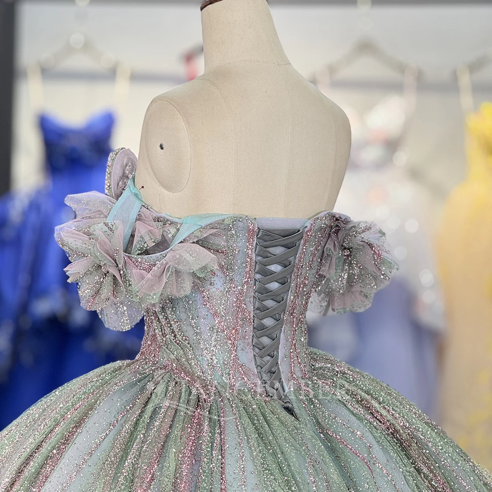 Internacional vestido de baile recortado vestidos quinceanera 2025 plissado doce 16 vestidos de 15 anos rendas até personalizar