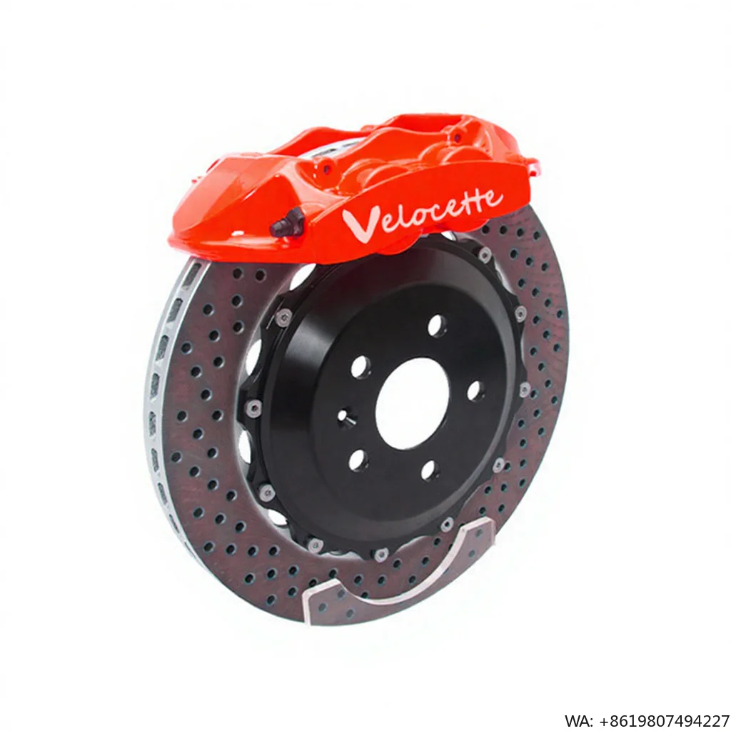 

New High-quality Front Brake Caliper Kit OE gt4 6 Pistons Racing Brake Pads 50% Improved Performance Auto Brake System for