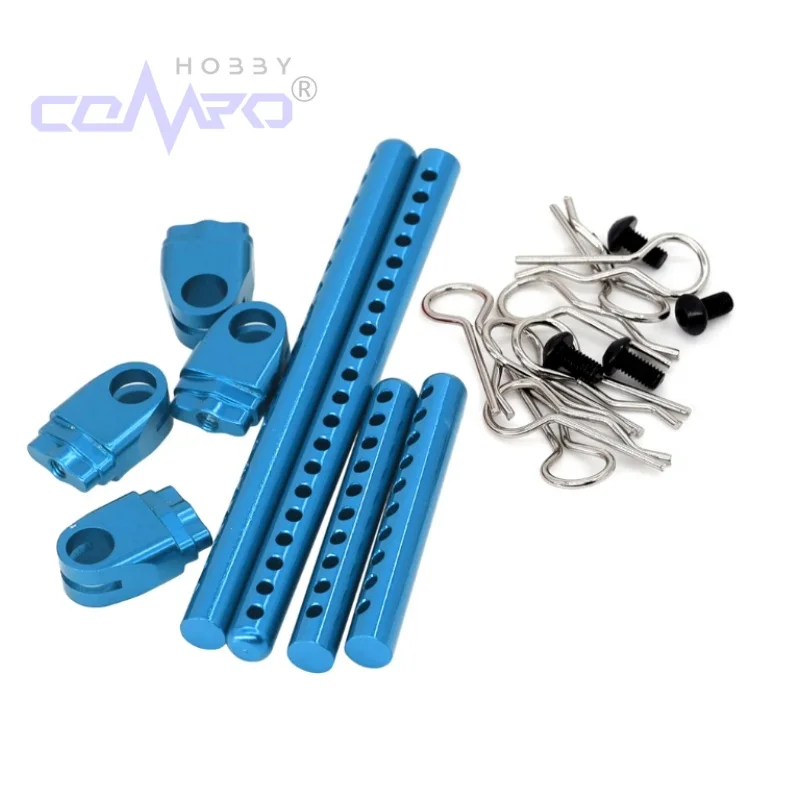 

Metal Assembled Body Post Mounts Car Shell with R Clips Fixing Column Part Model for RC Tamiya TT02 TT-02 Upgrade Parts