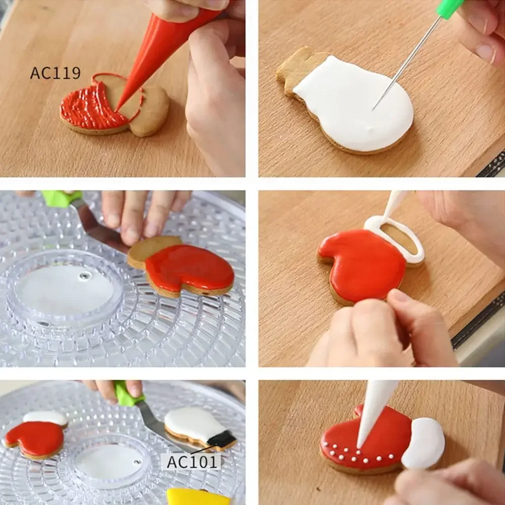 1/2PCS Elk Xmas Theme Santa Claus Christmas Cookie Cutter Cake Mould Biscuit Mold Baking Tool view 3