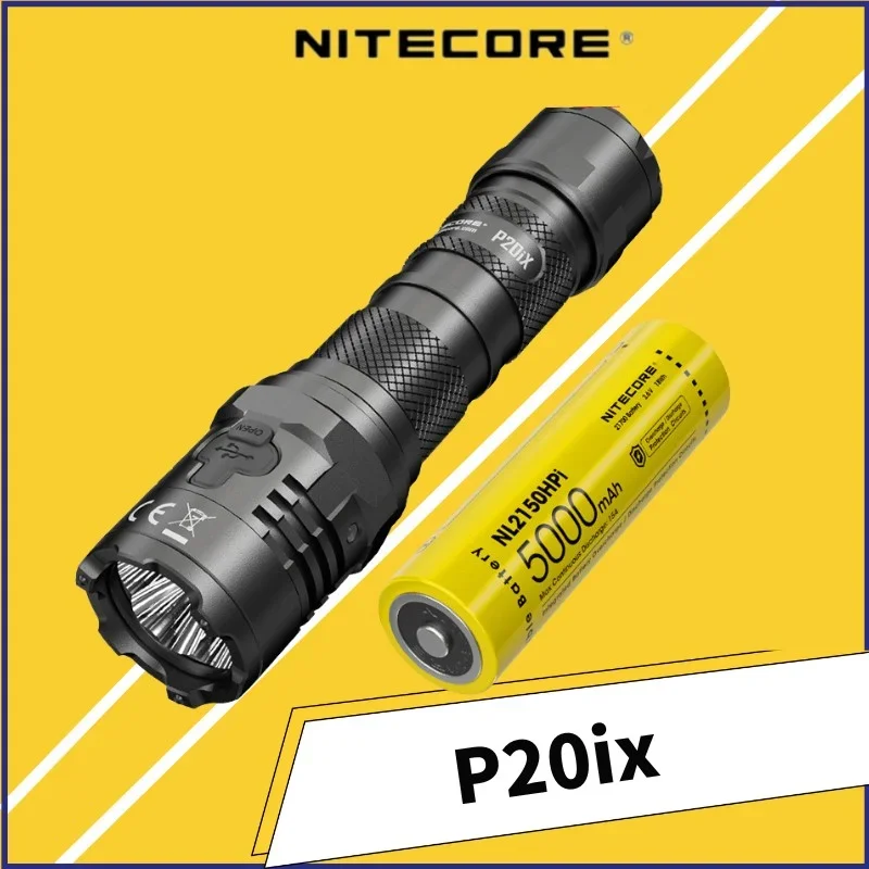 

Nitecore P20iX 4000Lumens USB-C Rechargeable Tactical Flashlight with NL2150HPi 5000mAh Battery