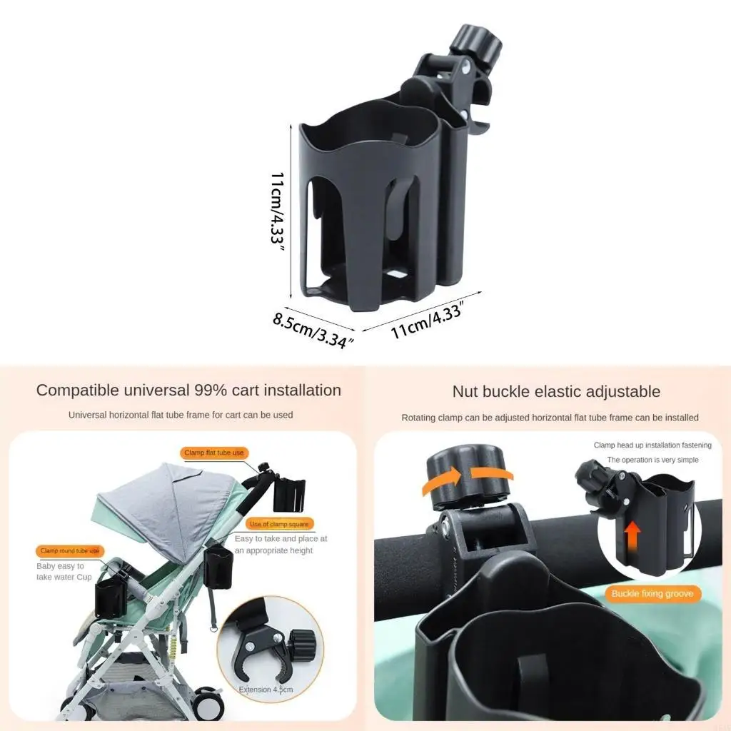 

95ae Portable Baby Cup Harser Armrest Mount Cupt Bottle Roct