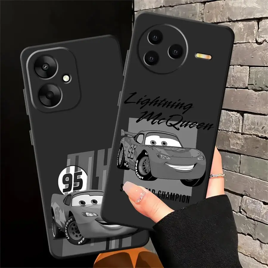 حافظة لهاتف شاومي ريدمي 9T K40 K50 Gaming 9A 9C 12 A5 13C A1 A2 Plus 10 12C K60 غطاء هاتف خلفي ناعم كول لايتنينج ماكوين