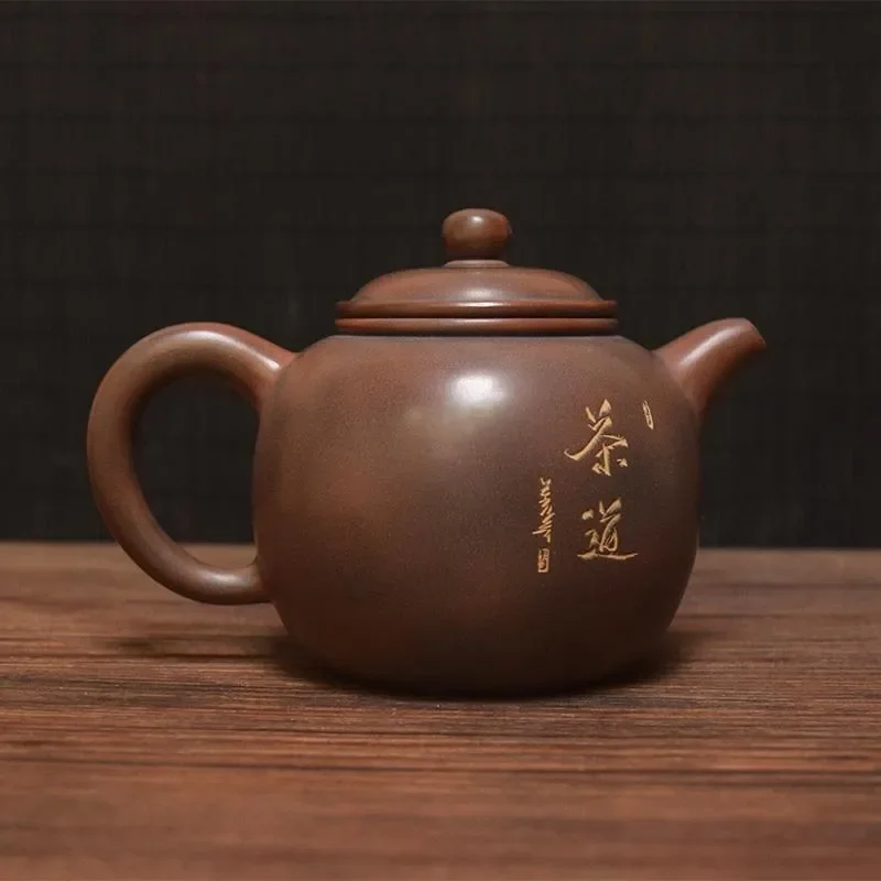 200-250CC Qin Zhou Ceramic Qinzhou Ni Xing Tao(Not Yixing Clay Teapot) paozun tea set for Puer oolong Chinese Kung Fu Cha