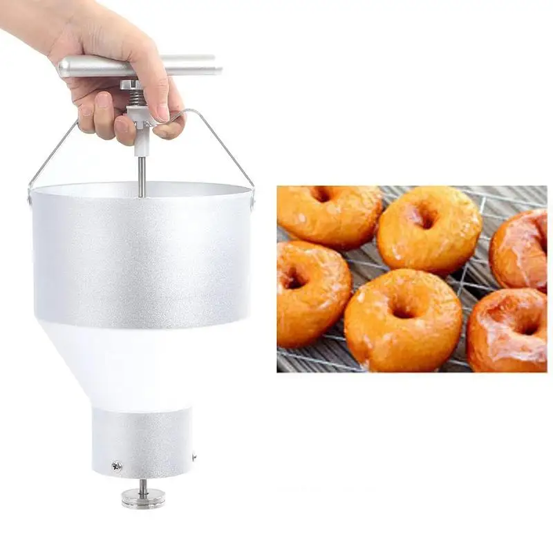 Donut Batter Dispenser 2.5L Manual Donut Machine For Home 6 Adjustable Thicknesses Donut Machine Maker With Stand For Dining