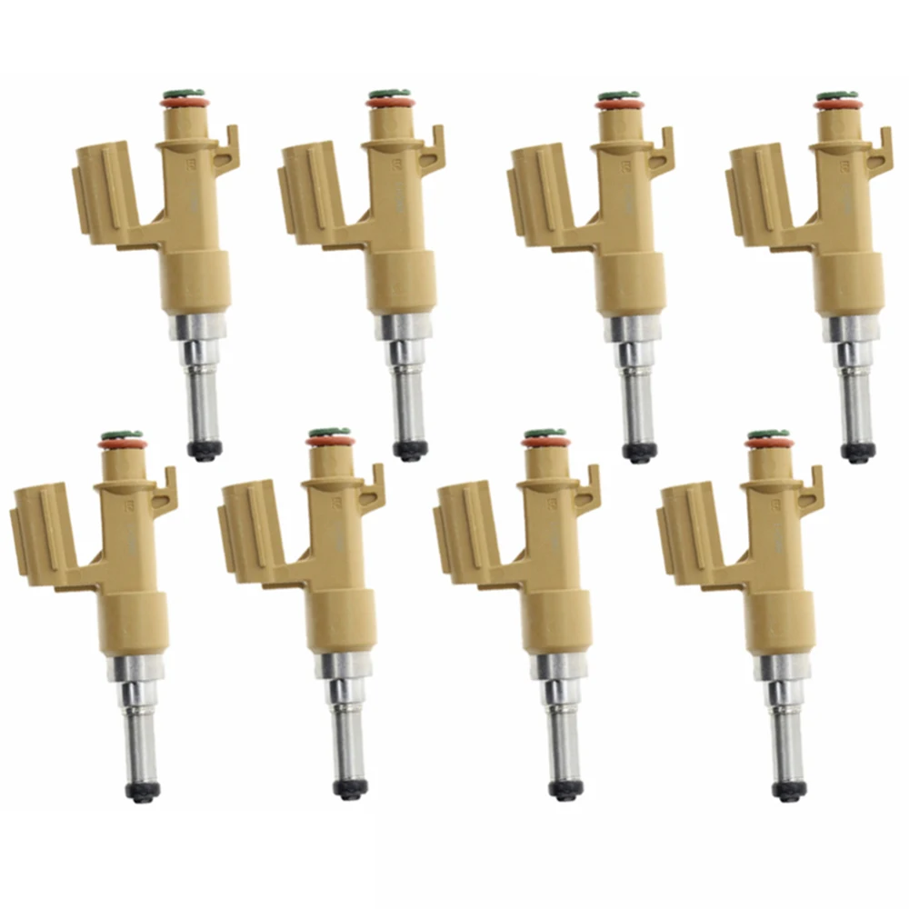 23250-0S020 Fuel Injector Set 8PCS for Toyota Tundra Sequoia Lexus LX570 GX460 2008-2013