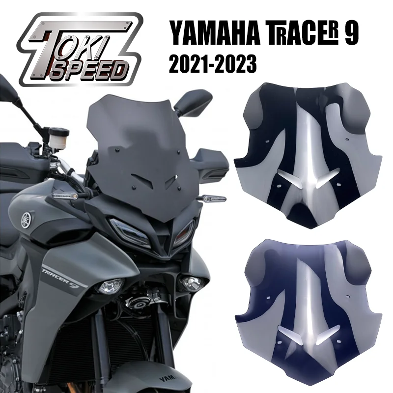 

Motorcycle Accessories Touring Windshield Visor Windscreen Fit For YAMAHA MT-09 TRACER GT9 9 21-23 TRACER 9 2021 2022 2023