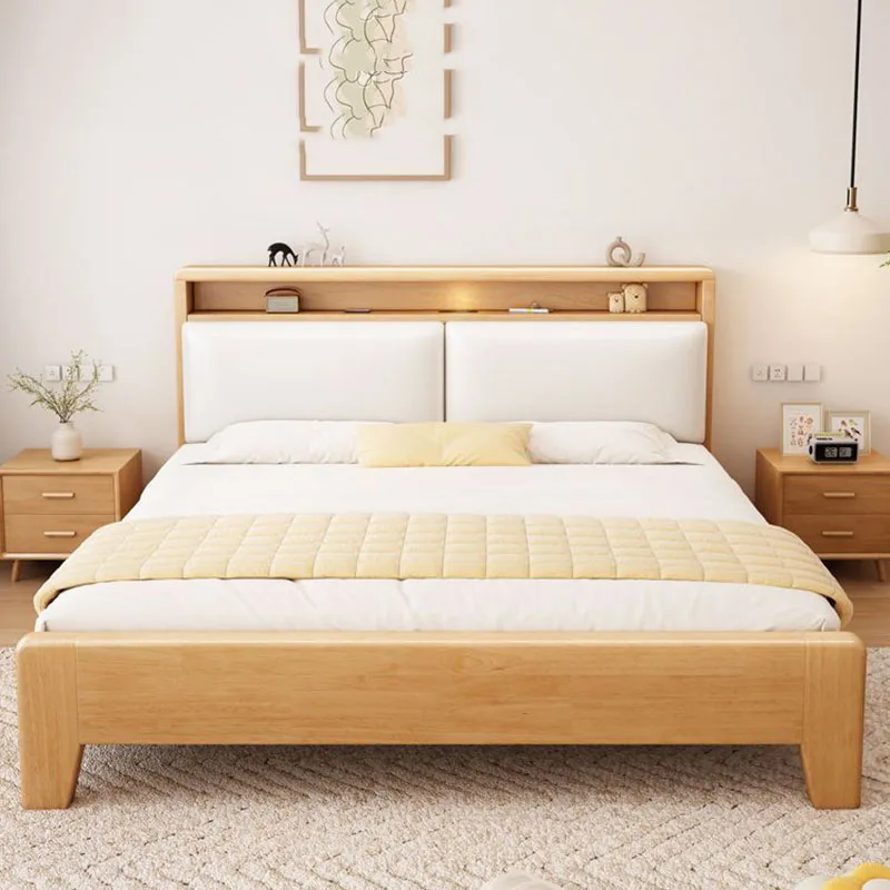 Design Wooden Bed Girls Princess Sleeping Bedroom Mobile Children Luxury Bed Modern Letto Matrimoniale Lounge Suite Furniture