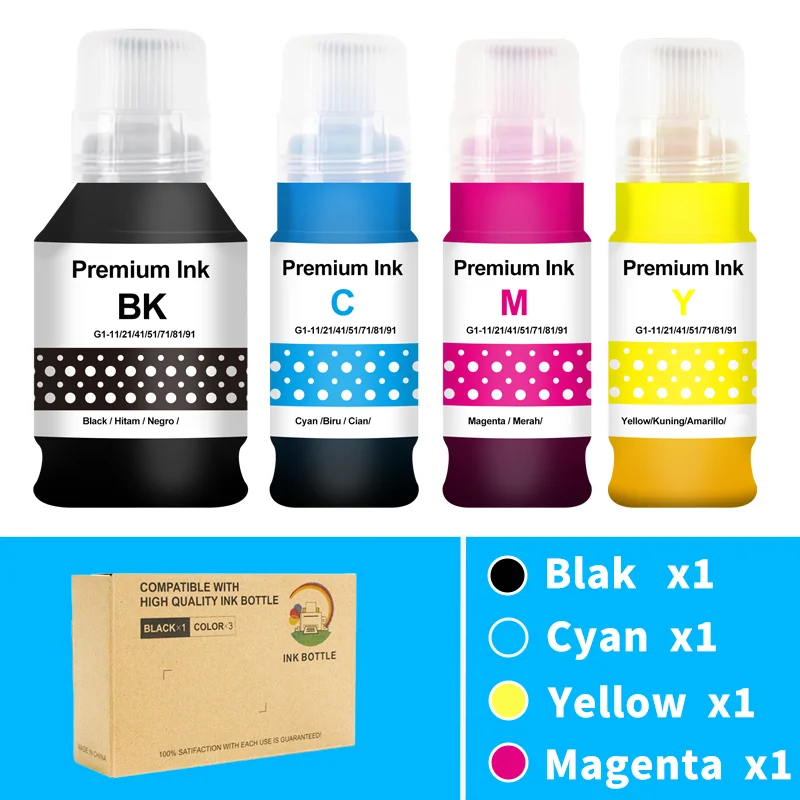 

GI51 GI41 Ink Compatible with Canon printer ink for Pixma GM2050/GM4050/G5050/G6050/G7050/GM2040/GM4040/G5040/G6040/G7040/GM2070