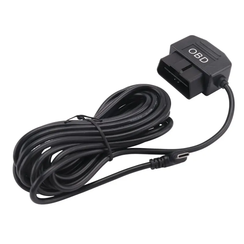 WF-Dash Cam OBD Hardwire Kit,Dash Camera USB Type C Hardwire Kit With OBD Power Cable For Dashcam 12-24V To 5V/3A