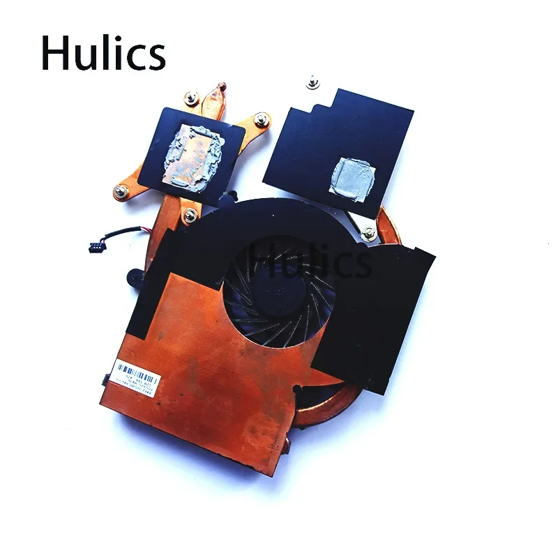 Hulics Used Laptop Cooler Radiator Heatsink Fan For Samsung RF510 RF511 RF711 RF712 RC530 RC730 BA62-00536C FA57 DFS651605MC0T