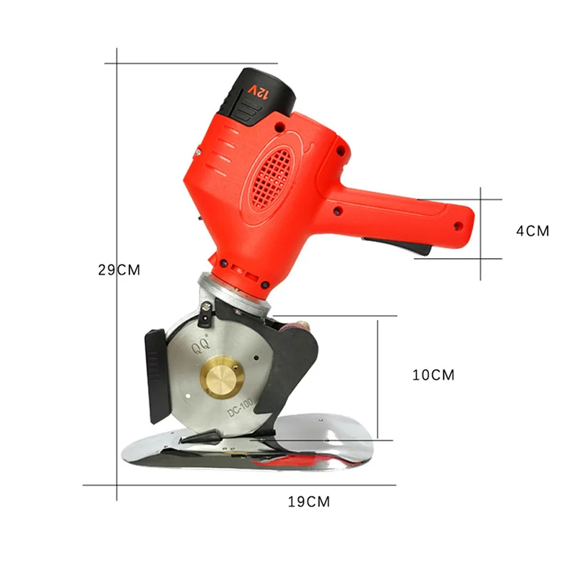 Nożyce elektryczne nożyce do tkanin elektryczne maszyna do cięcia tkanin skórzane narzędzia tnące bezprzewodowe nożyce do szycia na ubrania