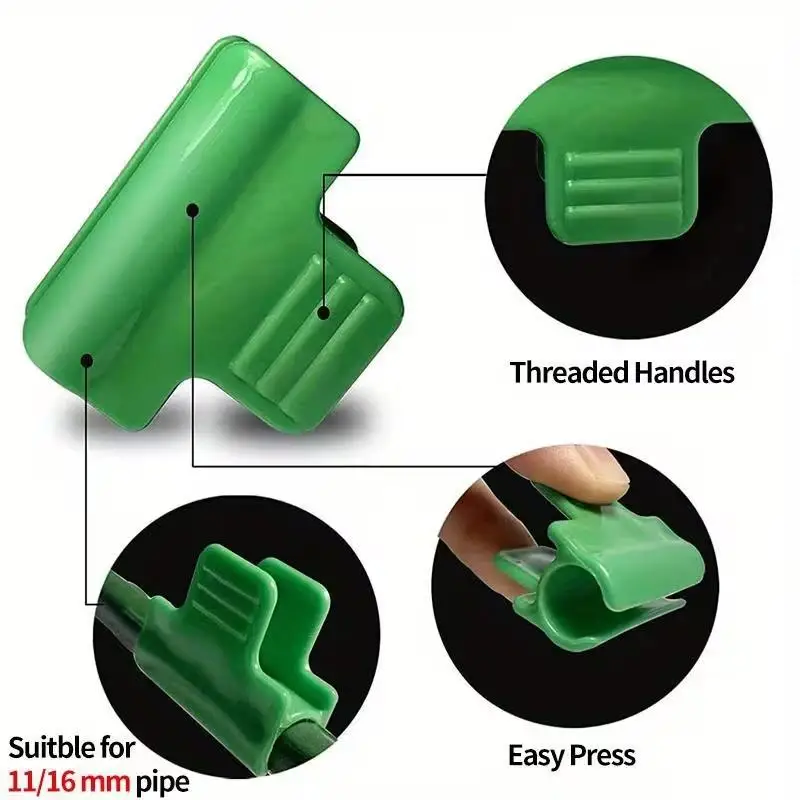 5/25pcs Greenhouse Film Clips – 8mm Durable Plastic, for Sheds, Arches, Shade Nets,