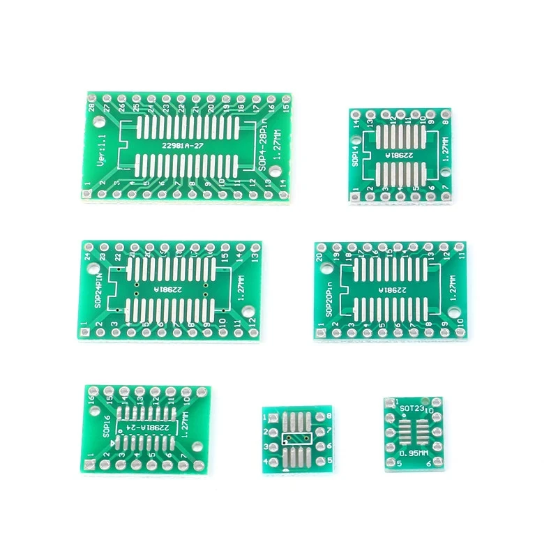 30PCS PCB 보드 키트 SOP24 SOP8 SOP14 SOP16 SOP20 SOP28 SMD DIP 어댑터 컨버터 플레이트 SOP 8 14 16 20 24 28 Ibuw