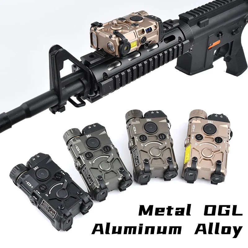 

WADSN Tactical OGL Aluminum IR Indicator Sight Red Green Blue Dot Whitelight Flashlight Strobe Hunting Fit 20mm Rail