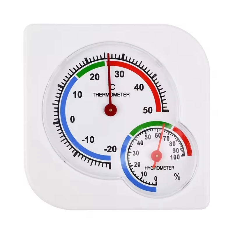 2 in 1 Mini Accurate Wet Hygrometer Humidity Thermometer Temperature Meter Mechanical Homeuse Indoor Outdoor