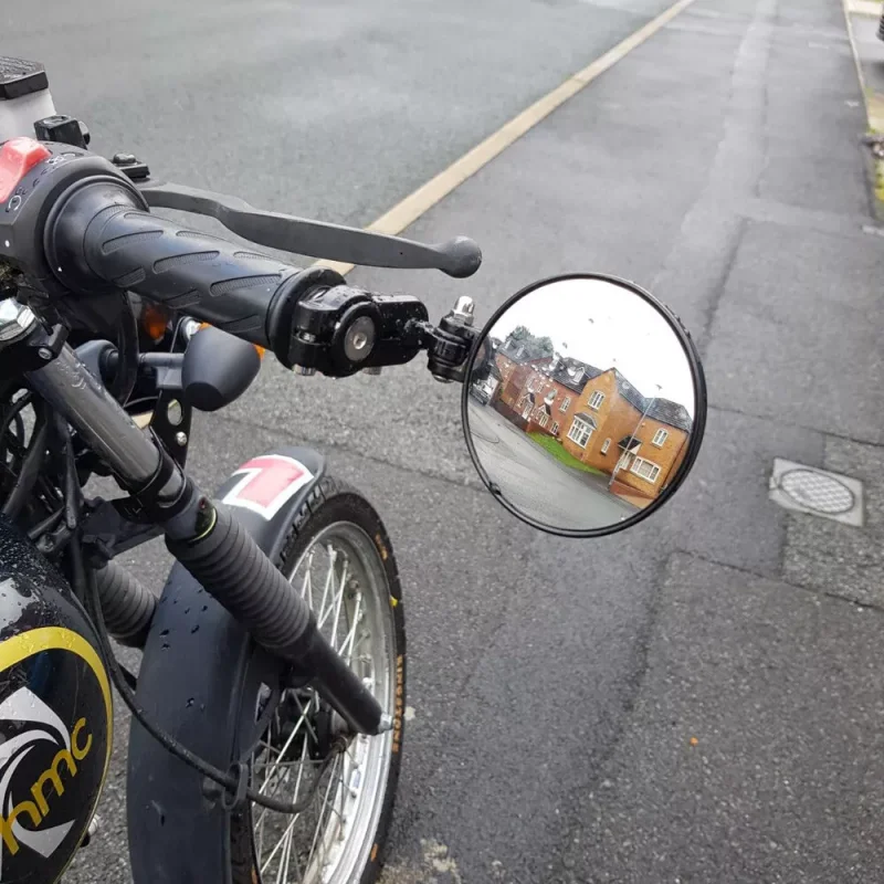 

1 Pair Universal Motorcycle Mirrors Handle Bar End Rear View Side Mirror Motorbike Accessories 7/8" Handle Bar End Mounting