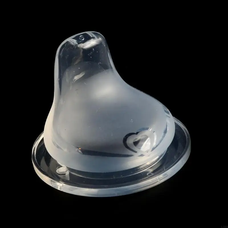 

Baby Soft Safety Liquid Silicone Pacifier Duckbill Nipple Natural Flexible Replacement for Wide Mouth Milk Bottle L8RB