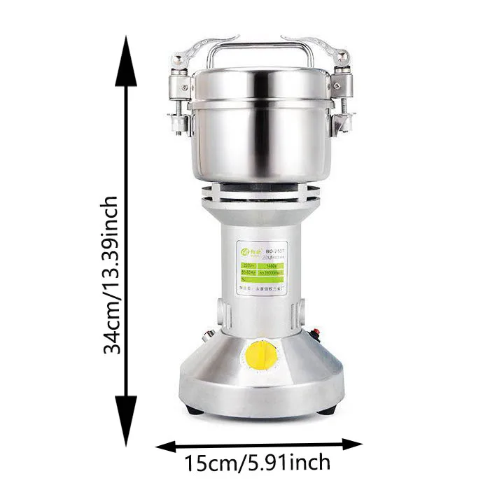 Spice Grinder Electric 250g Capacity Kitchen Farm Applicable Flour Mill Spice Cereals Grinder