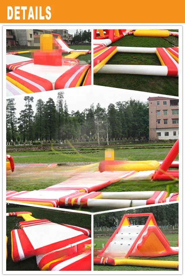 高品質な業務用大型ウォーターパーク設備、海に浮かぶアクアウォーターパーク、子供と大人向けのインフレータブル