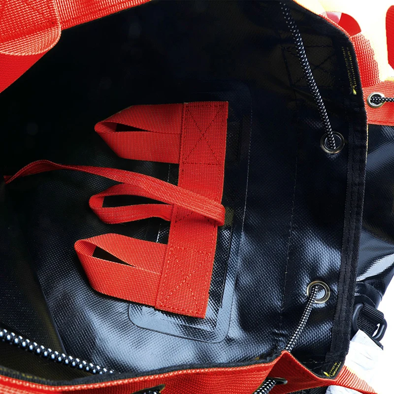 30L/45L/55L تسلق حبل حقيبة في الهواء الطلق كهف استكشاف المعدات تخزين مقاومة للاهتراء الإنقاذ شلال رابيلينج حقيبة الظهر #5