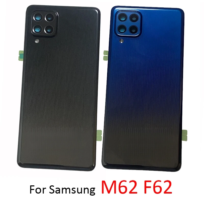 Housing frame back cover for Samsung M62 m625 m625f F62 e625 e625f rear panel case with camera lens adhesive