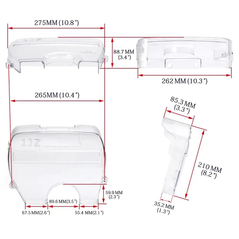 Gear Cam Pulley Timing Belt Cover Fit For TOYOTA MARK II JZX81/ SUPRA JZA70/ CRESTA JZX91 1JZ