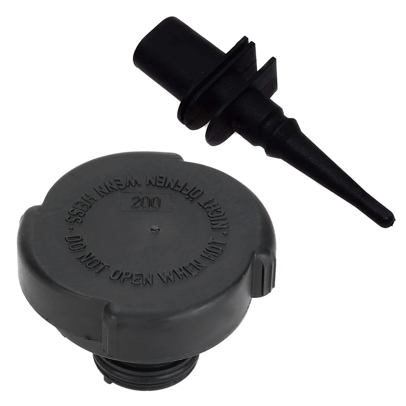 2 Pcs Car Accessories: 1 Pcs Black Outside Car Air Temperature Sensor & 1 Pcs Car Radiator Expansion Tank Cap