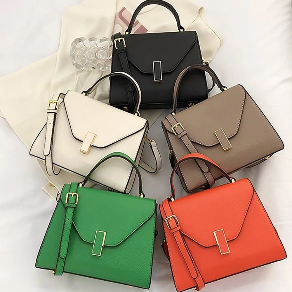 Fashion Women Flap Handbags Crossbody 2023 Trendy Simple Solid Color Single-Shoulder Bags Phone Wallet Square Shoulder Bag