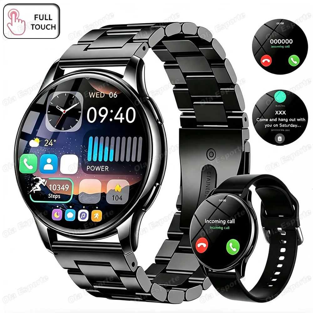 Watch 6 Upgrade SmartWatch 2026 Music Control Outdoor Sports Watch Bluetooth Call Heart Rate Message Reminder Weather Smartwatch