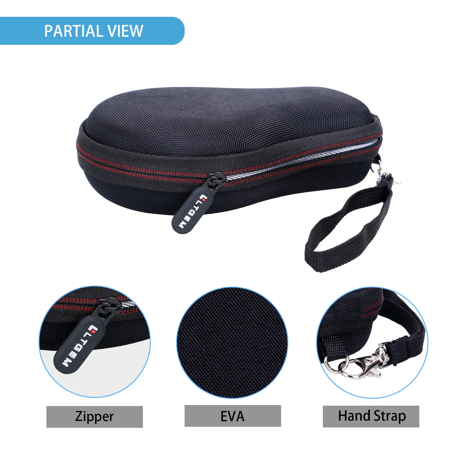 EVA Hard Case for Vtin SoundHot Q1 Portable Bluetooth Speaker Protective Carrying Storage Bag