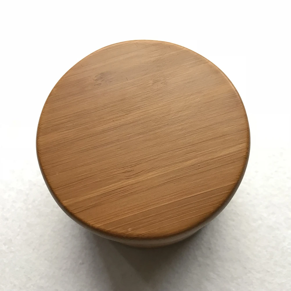 

Bamboo Spice Jar Kitchen Supplies Seasoning Organizer Non-Toxic Storage Jar For Salt Sugar Coffee Nordic Style Bowl Pot