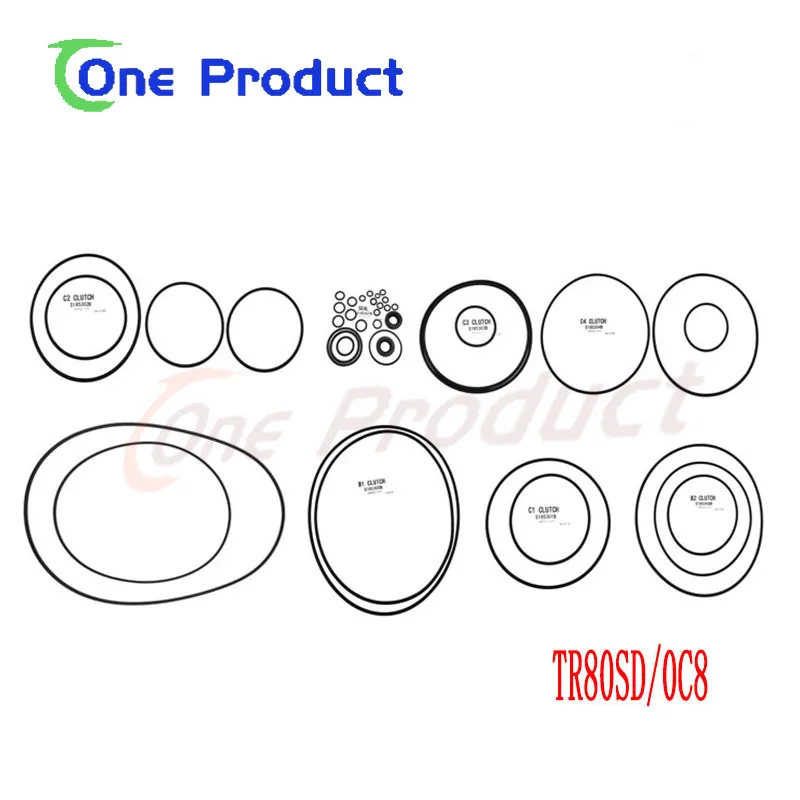 

Car Parts TR80SD 0C8 TR80-SD Automatic Transmission Seal Rings Repair Kit for VW PORSCHE Gearbox Rebuild Kit K185B