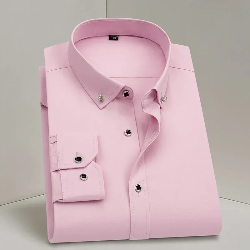 39-44 camicia a maniche lunghe da uomo, abito da lavoro, tempo libero, decorazione professionale, abiti da lavoro di nuovo stile, camicia da uomo