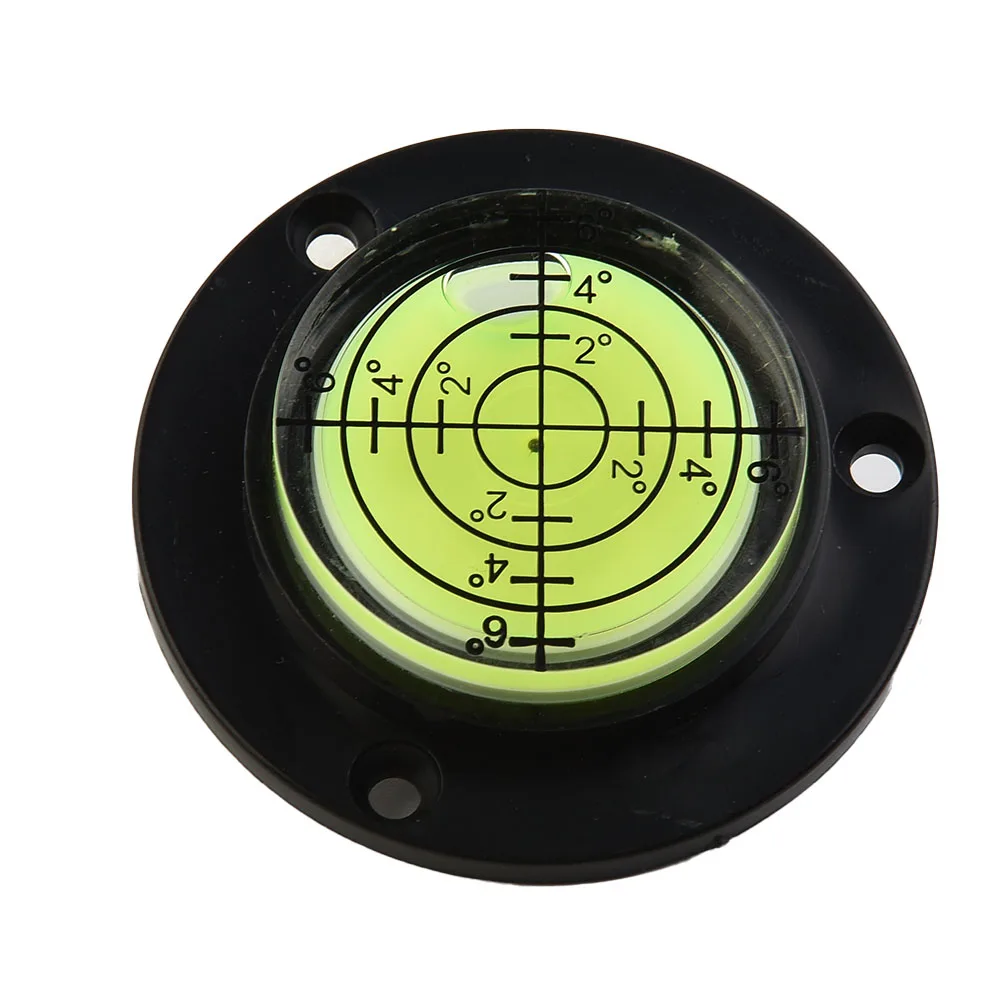 50mm X 12mm Round Spirit/ Level Bubble, 360° Acrylic/ Bullseye/ Leveller For Precision Measuring & Layout Tools