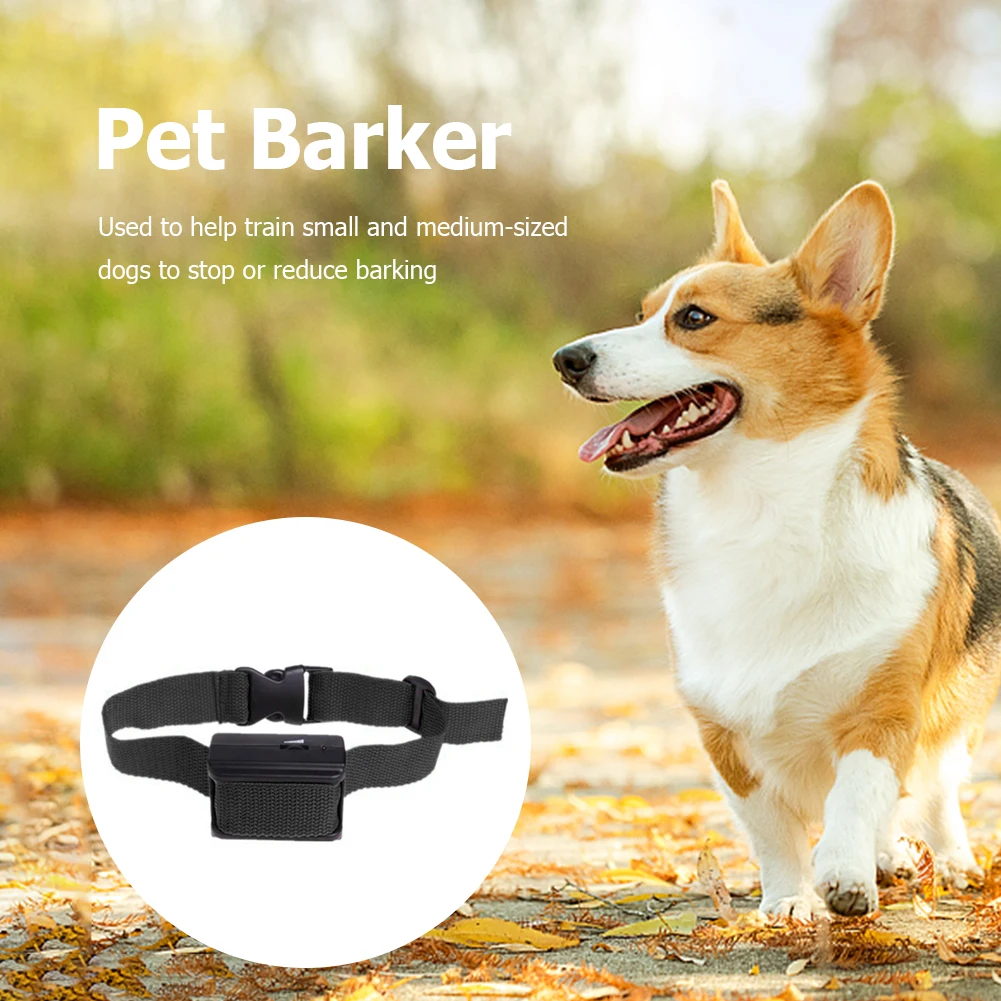 Dog Bark Collar Rechargeable Smart Barking Collar Bark Shock Collar Stop Barking Control Devices for Large Medium Dogs