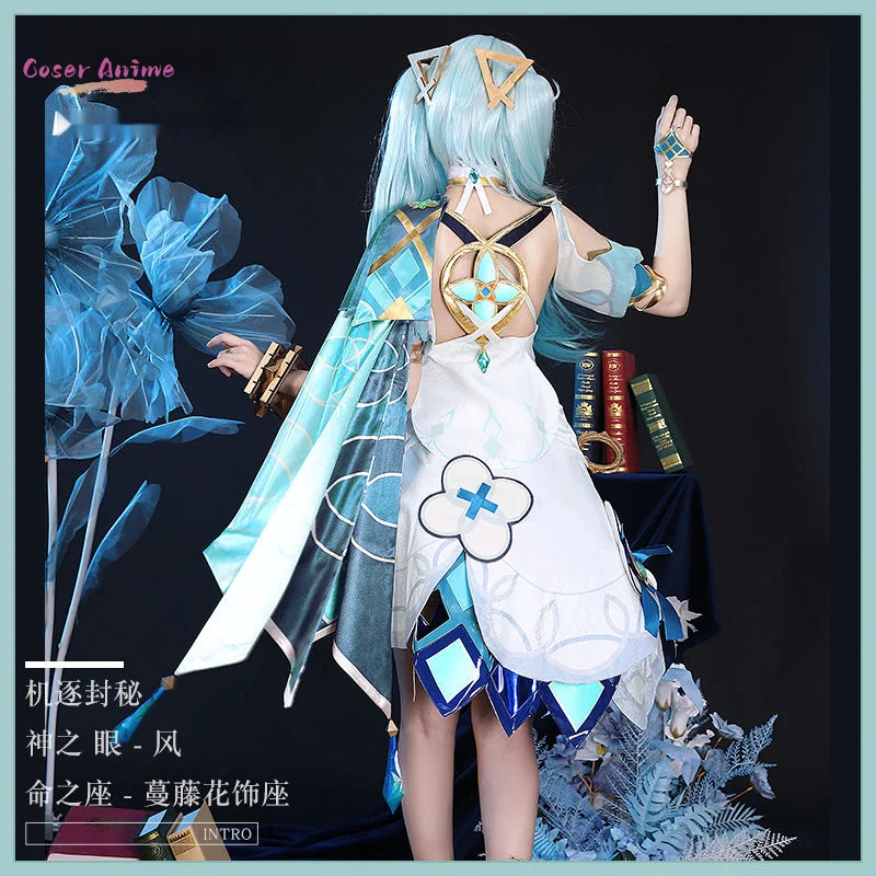 【Coser】Spiel Genshin Impact Faruzan Cosplay Kostüm Uniform Halloween Karneval Party Weihnachten Spielen Rolle Kleidung Kleidung