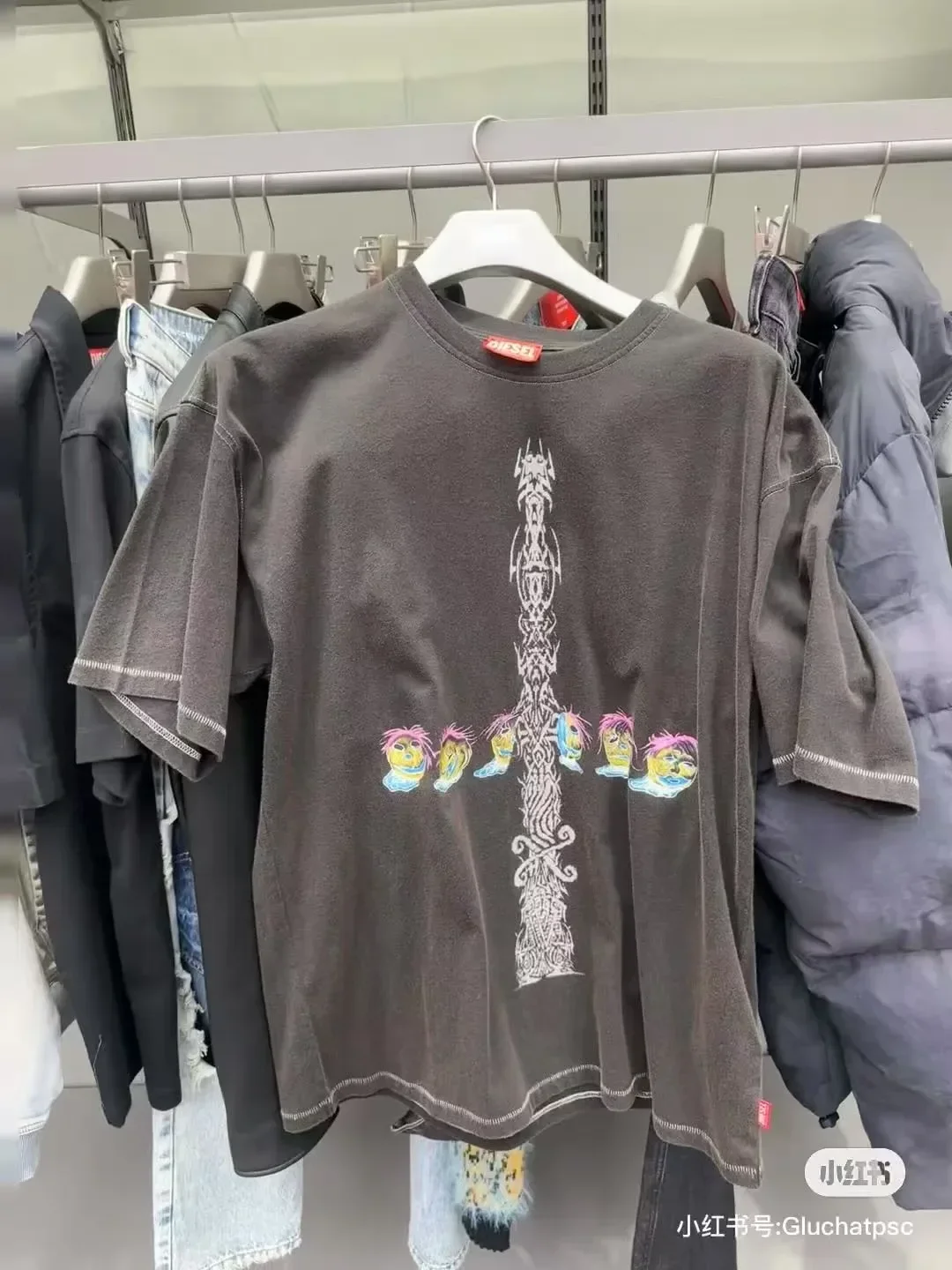 الموضة الأمريكية المتضخم إلكتروني الطباعة فضفاض تي شيرت قصير الرجال Y2K Harajuku الهيب هوب القوطية عادية جوكر زوجين ملابس الشارع