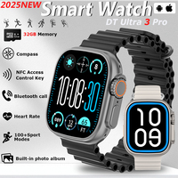 DT Ultra 3 Smartwatch Amoled Screen 4GB MP3 MP4 Player Bluetooth Network Sharing APP Store ChatGPT Smart AI Watch Man Sportwatch
