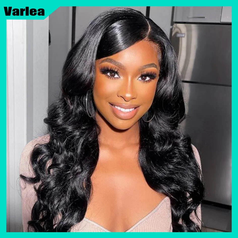 Varlea 200% Density Loose Body Wave 13x4 Lace Frontal Body Wave Lace Front Wig 13x6 Black Wig Human Hair Brazilian For Women