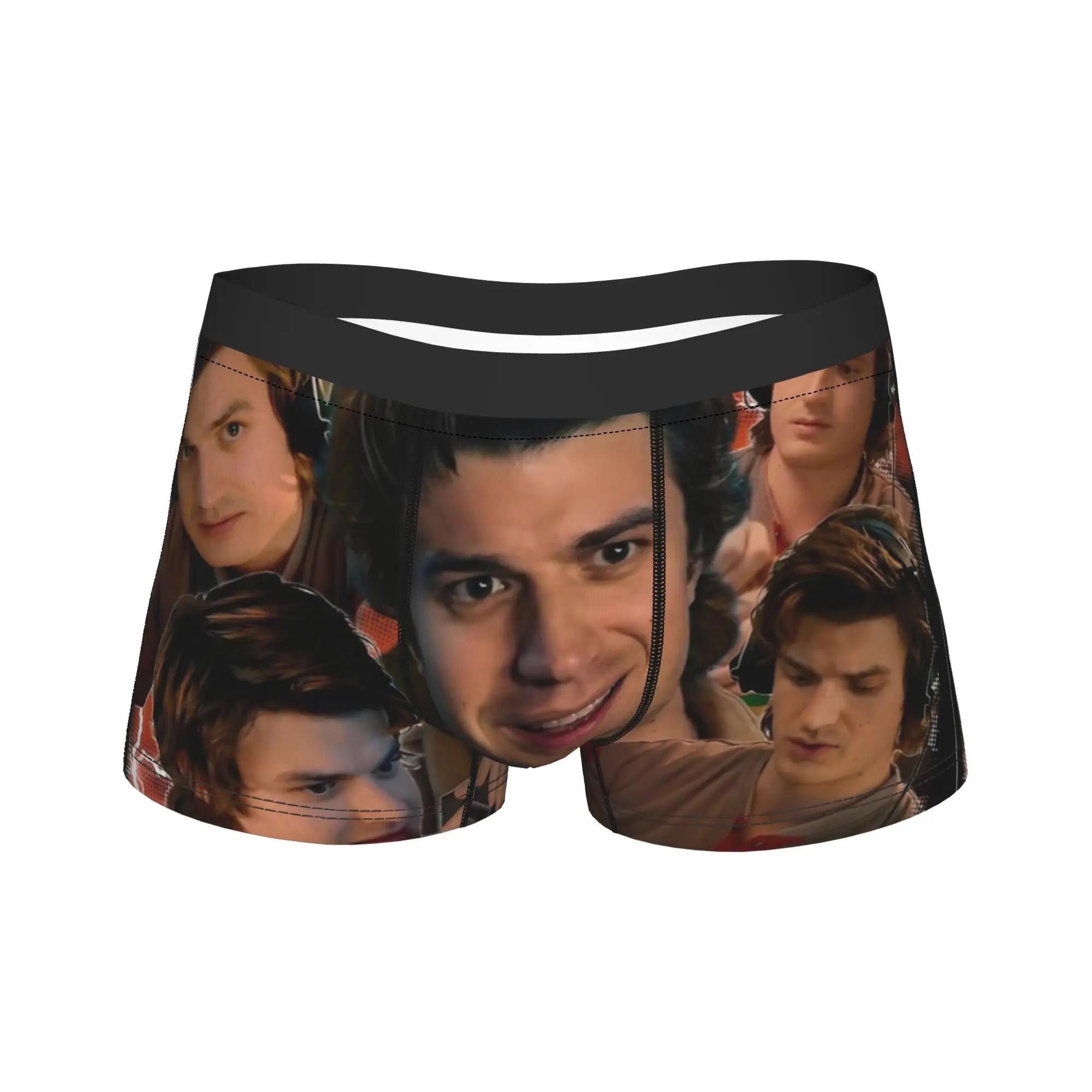 

Vintage Steve Harrington Bootleg Shorts Briefs Underwear Trenky Men Sexy Soft Boxershorts Pattern Large Size Panties