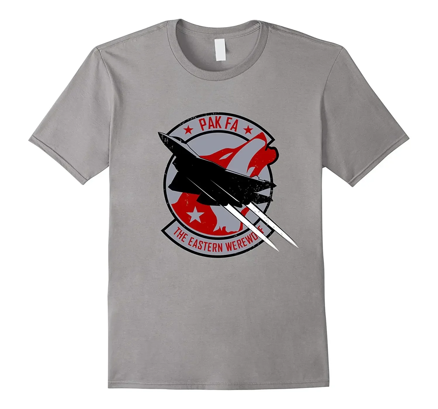 New Mens T-Shirt T Shirt Men Summer Casual Fighter Jet T-Shirt - Pak-Fa The Eastern Werewolf Graphic Shirtssexy T Shirts