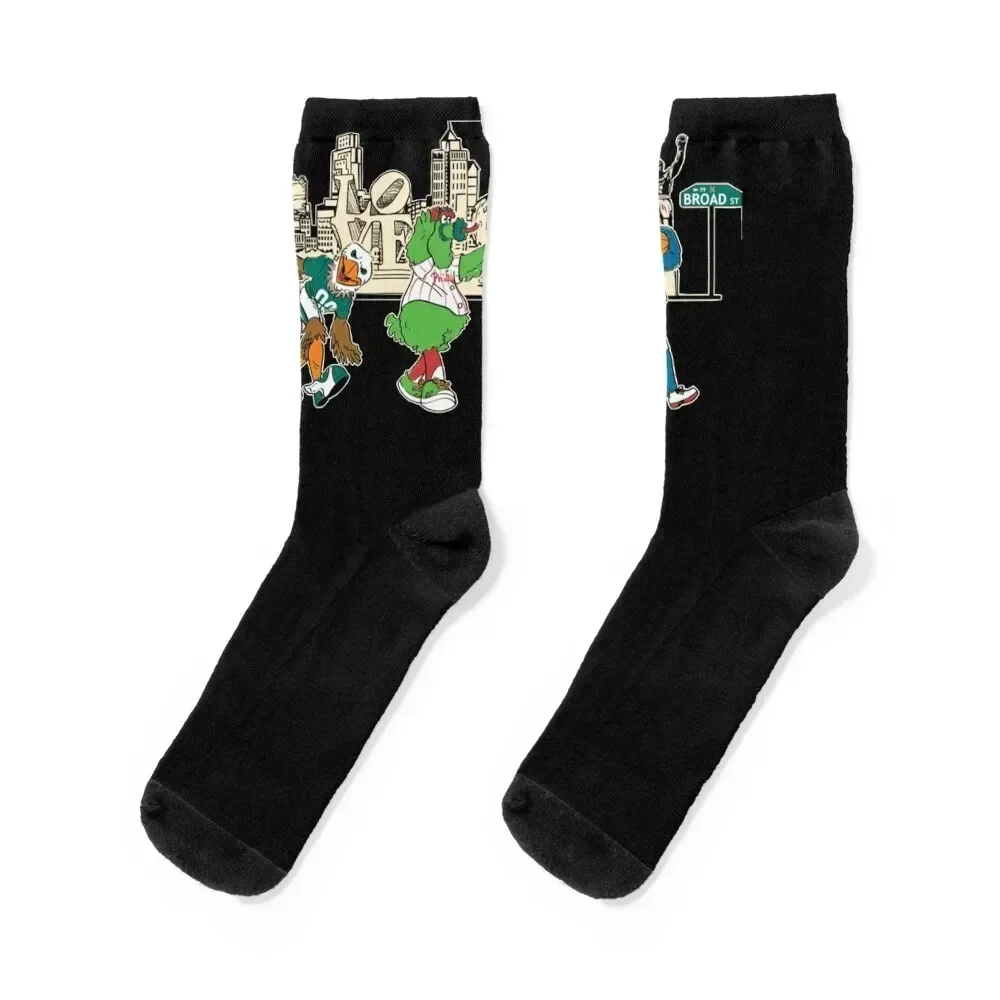 

Philly Sports Magnet Socks sheer with print japanese fashion Socks Female Men's