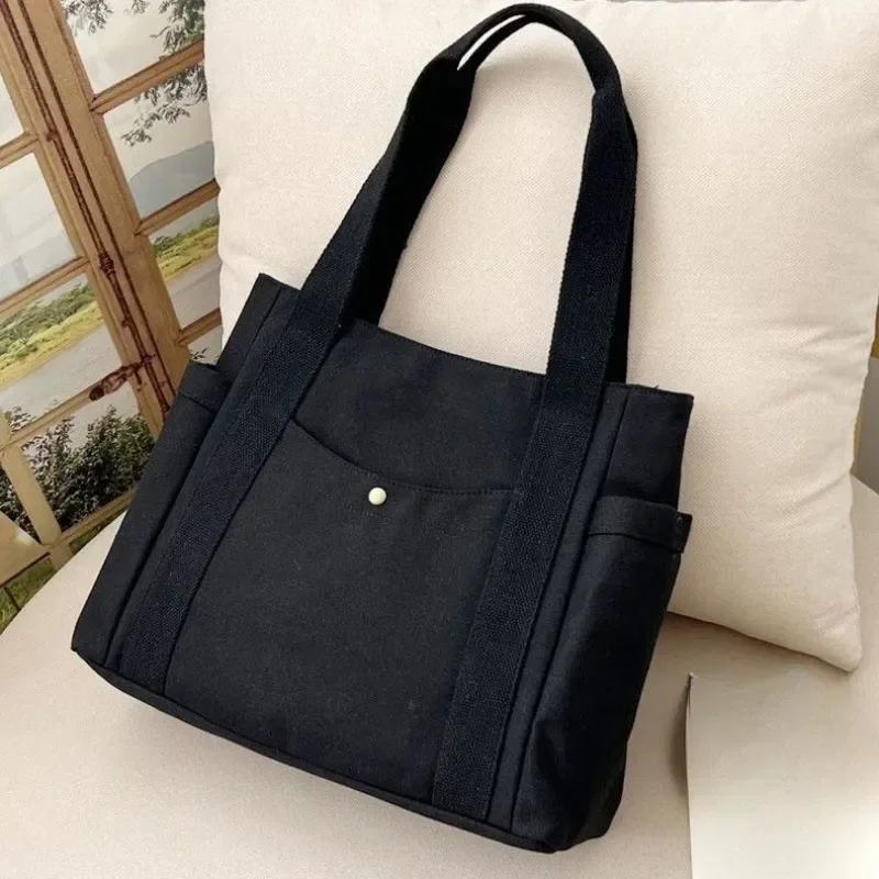 Large Capacity Canvas Tote diaper Bag Suitable Work Handbag College Mori Department Hundreds of Matching Shoulder Commuting