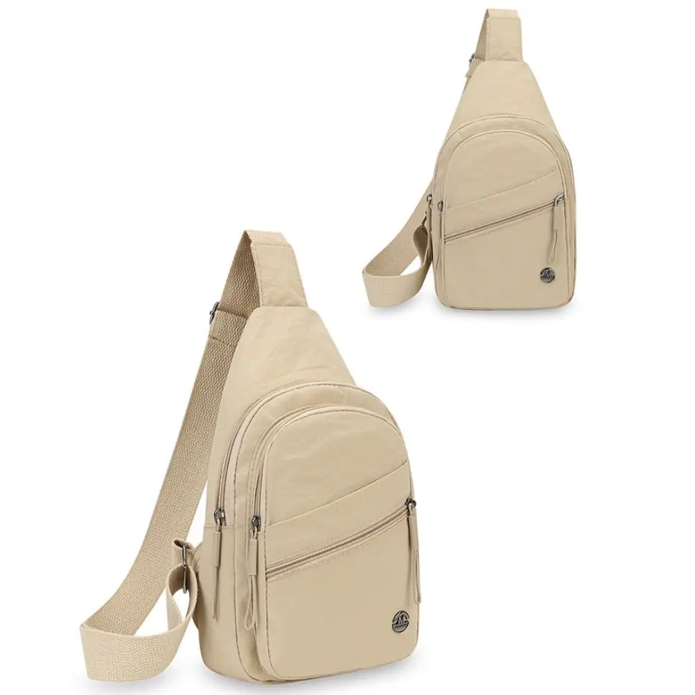 Fashion Large Capacity Crossbody Bag Waterproof Lightweight Shoulder Bag Multi-Pocket Spacious Messenger Bag Casual Design