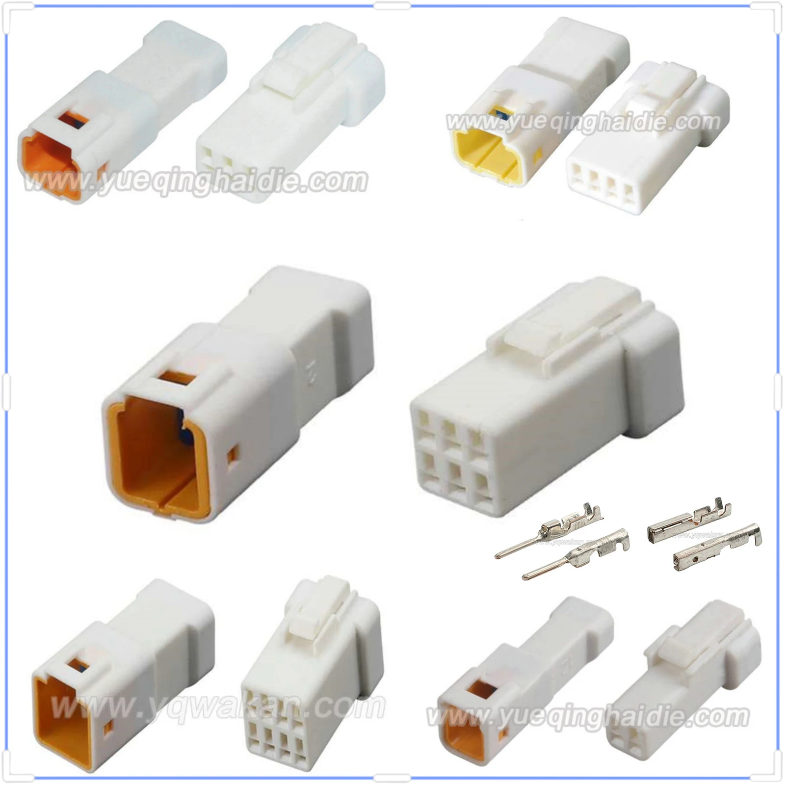 

2/3/4/6/8Pin Connector Waterproof 0.7mm Automotive Wiring Harness Cable Socket JWPF-VSLE-S for JST JWPF 02R/T 03R/T 04 06 08R/T