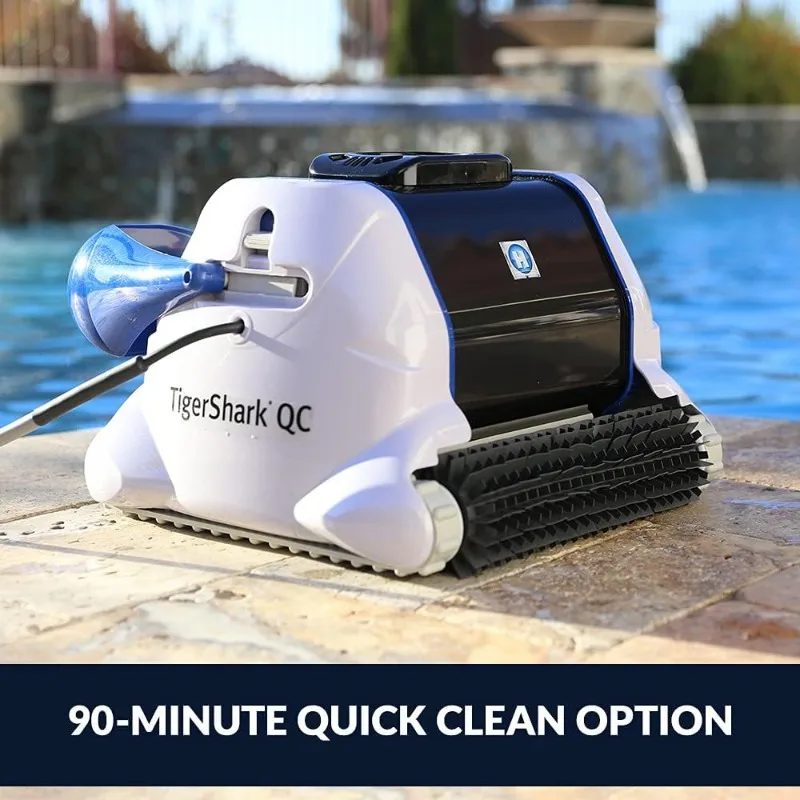 Hayward W3RC9950CUB TigerShark Robotic Pool Cleaner for In-Ground Pools up to 20 x 40 ft. (Automatic Pool Vacuum)