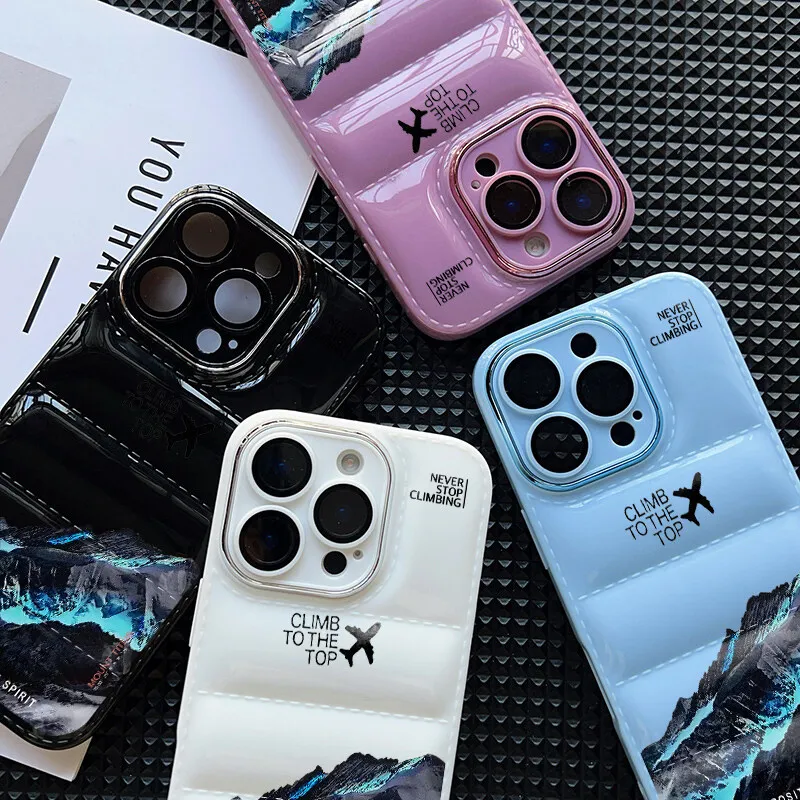 غلاف سنو ماونتن هايواي نورث لهاتف آيفون 16 برو ماكس 15 12 14 13 11 برو ماكس 7 8 6 6S Plus XS X XR 16 + 15 + حافظة ناعمة #2