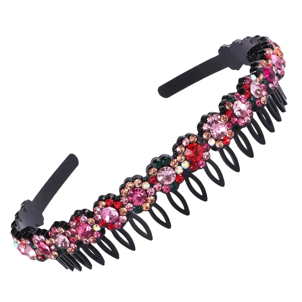 

Non slip Headb Hair Hoops Long Lasting Party Engagement Women Headwrap Anti Slip Headdress Hair Color Exquisite
